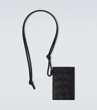 Gepäckanhänger Intrecciato aus Leder | Bottega Veneta