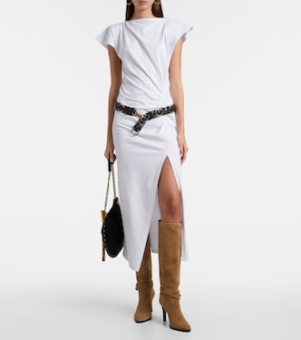Nadela gathered cotton jersey maxi dress | Isabel Marant