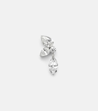 18kt white gold (750/1000) earring with diamonds | Maria Tash