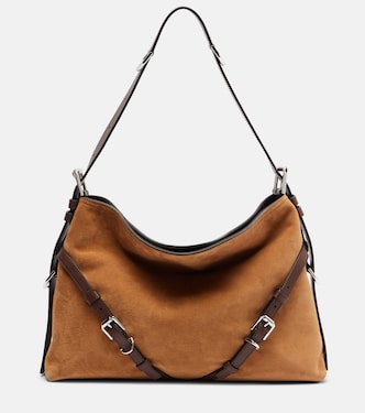 Voyou Medium suede shoulder bag | Givenchy