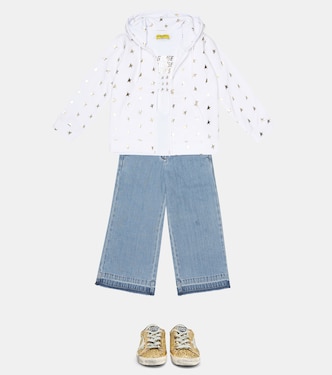 Camiseta de algodón con logo | Golden Goose Kids