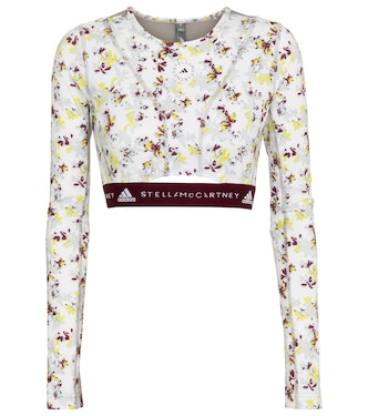 Crop top Future Playground floral | Adidas by Stella McCartney