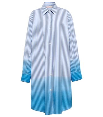 Striped cotton poplin shirt | Marni