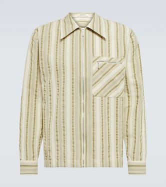 Chaqueta Atlantic de algodón a rayas | Wales Bonner