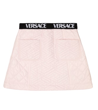 Jupe La Greca matelassée | Versace Kids
