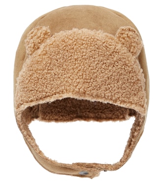 Baby - Cappello rifinito in shearling sintetico | Il Gufo