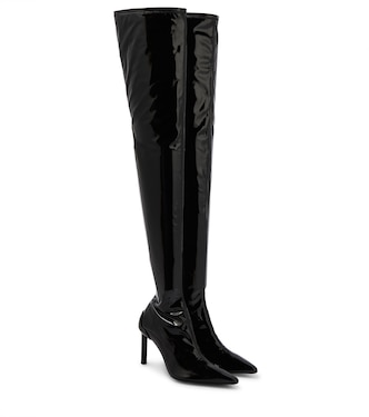 Botas mosqueteras de charol | Courrèges