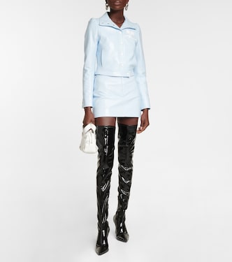 Botas mosqueteras de charol | Courrèges