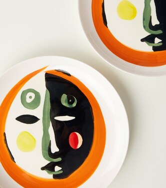 Feast Face 1 Medium set of 2 plates | Serax