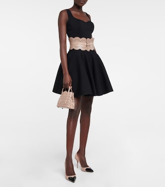 Heart suede and patent leather pumps | Alaïa