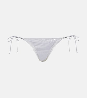 Slip bikini Love Triangle in lamé | Reina Olga