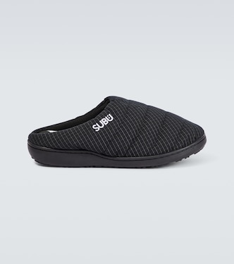 x Subu - Slippers a righe con imbottitura | And Wander