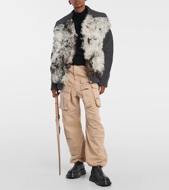 The Big Chill shearling and wool jacket | Alanui