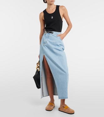 Verzierte Slippers aus Veloursleder | JW Anderson