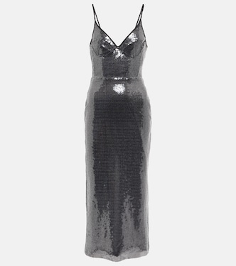 Sequined pencil midi dress | David Koma
