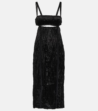 Robe midi en satin | Acne Studios