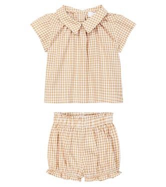 Bébé – Set top et short Miki en coton | C'era Una Volta