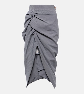 Falda de algodón a cuadros vichy | Vivienne Westwood