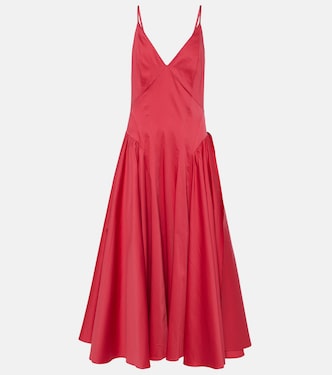 Robe midi Solene en coton mélangé | Tove