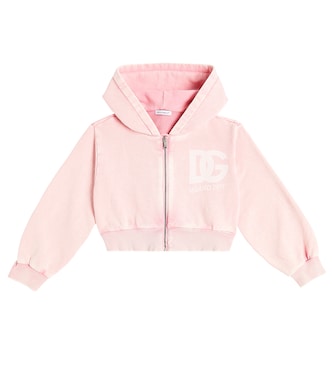 Sudadera con capucha de jersey de algodón | Dolce&Gabbana Kids