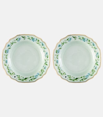 Secret Garden set of 2 soup plates | Aquazzura Casa