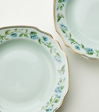 Secret Garden set of 2 soup plates | Aquazzura Casa