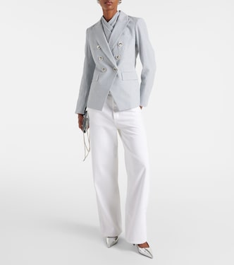 Blazer Miller in cotone a righe | Veronica Beard