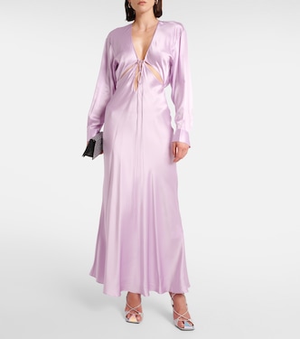 Triquetra silk satin maxi dress | Christopher Esber
