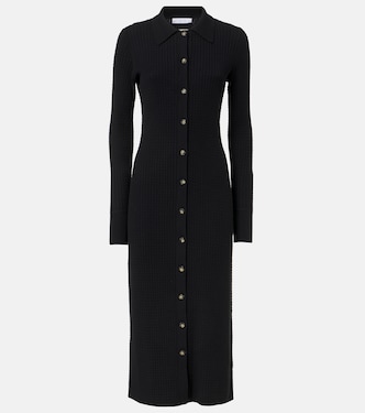 Vestido midi Phillips White Label de algodón | Proenza Schouler