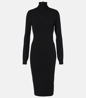 Wool and cashmere-blend midi dress | Givenchy