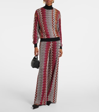 Weite Hose aus Strick | Missoni