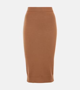 Falda tubo de lana | Saint Laurent