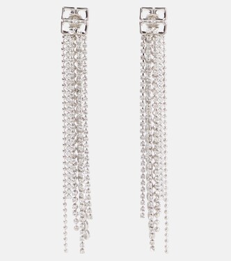 4G Liquid fringed embellished drop earrings | Givenchy