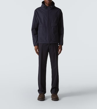 Sportivo wool-blend straight pants | Moncler