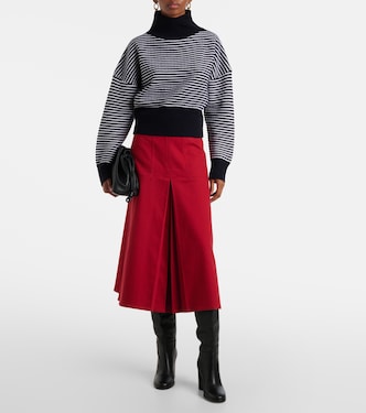 Jupe midi Renoir en coton | Max Mara
