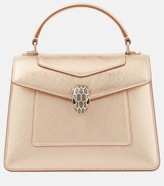 Serpenti Forever Medium leather tote bag | Bvlgari