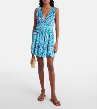 Bessie printed minidress | Poupette St Barth
