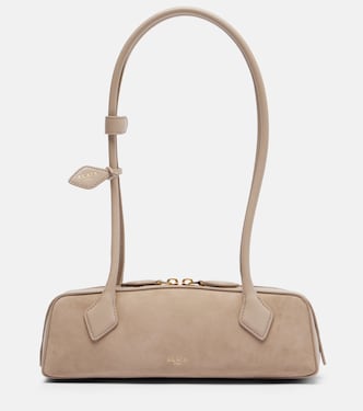 Le Teckel Small suede shoulder bag | Alaïa