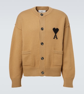 Ami de Cœur virgin wool cardigan | Ami Paris