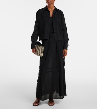 Camicia cropped in cotone | Toteme