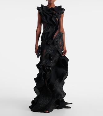 Ellipsoid Wave ruffled gown | Maticevski