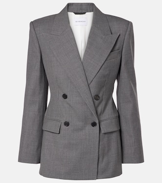 Double-breasted wool tuxedo jacket | Givenchy