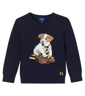 인타르시아 코튼 스웨터 | Polo Ralph Lauren Kids