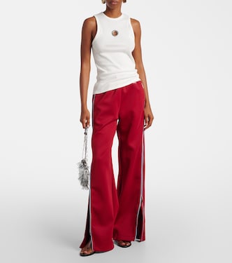 Embellished cotton-blend tank top | Rabanne