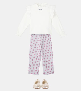Jeans regular in cotone con stampa Smiley | The New Society