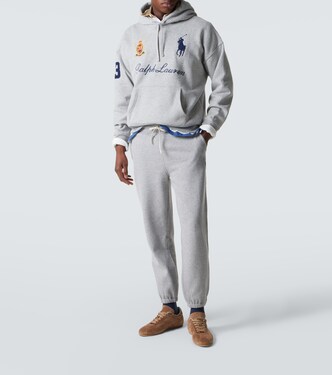 Logo cotton-blend jersey hoodie | Polo Ralph Lauren