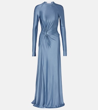 Vestido largo de jersey | Victoria Beckham