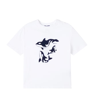 Orcas cotton jersey T-shirt | Vilebrequin Kids