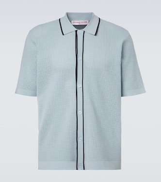 Roddy waffle-knit bowling shirt | Orlebar Brown