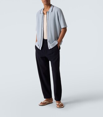 Roddy waffle-knit bowling shirt | Orlebar Brown